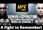 UFC 245: Usman vs. Covington – A Fight to Remember!