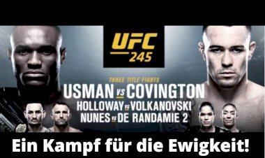 UFC 245: Usman vs. Covington – Ein Kampf für die Ewigkeit!