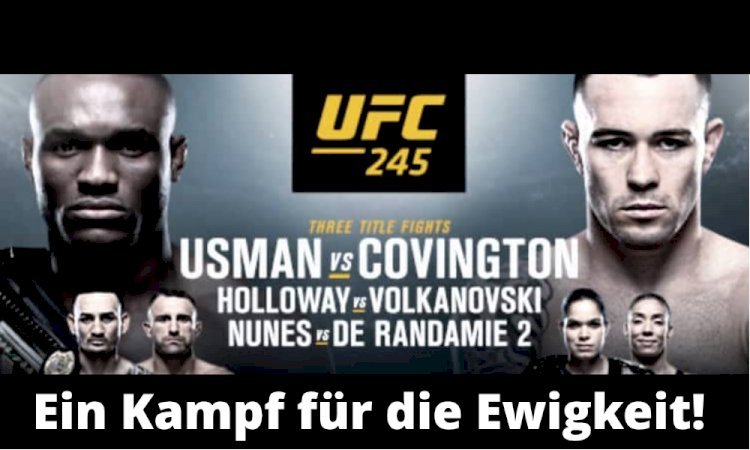 UFC 245: Usman vs. Covington – Ein Kampf für die Ewigkeit!